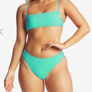 Billabong Turquoise Green Bikini Top and Bottom size XL